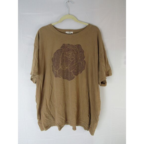 EUC Torrid Brown Festi Size 2 Oversized T-Shirt - Picture 1 of 3
